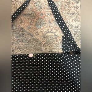 Edikted polka dot open back tie halter top